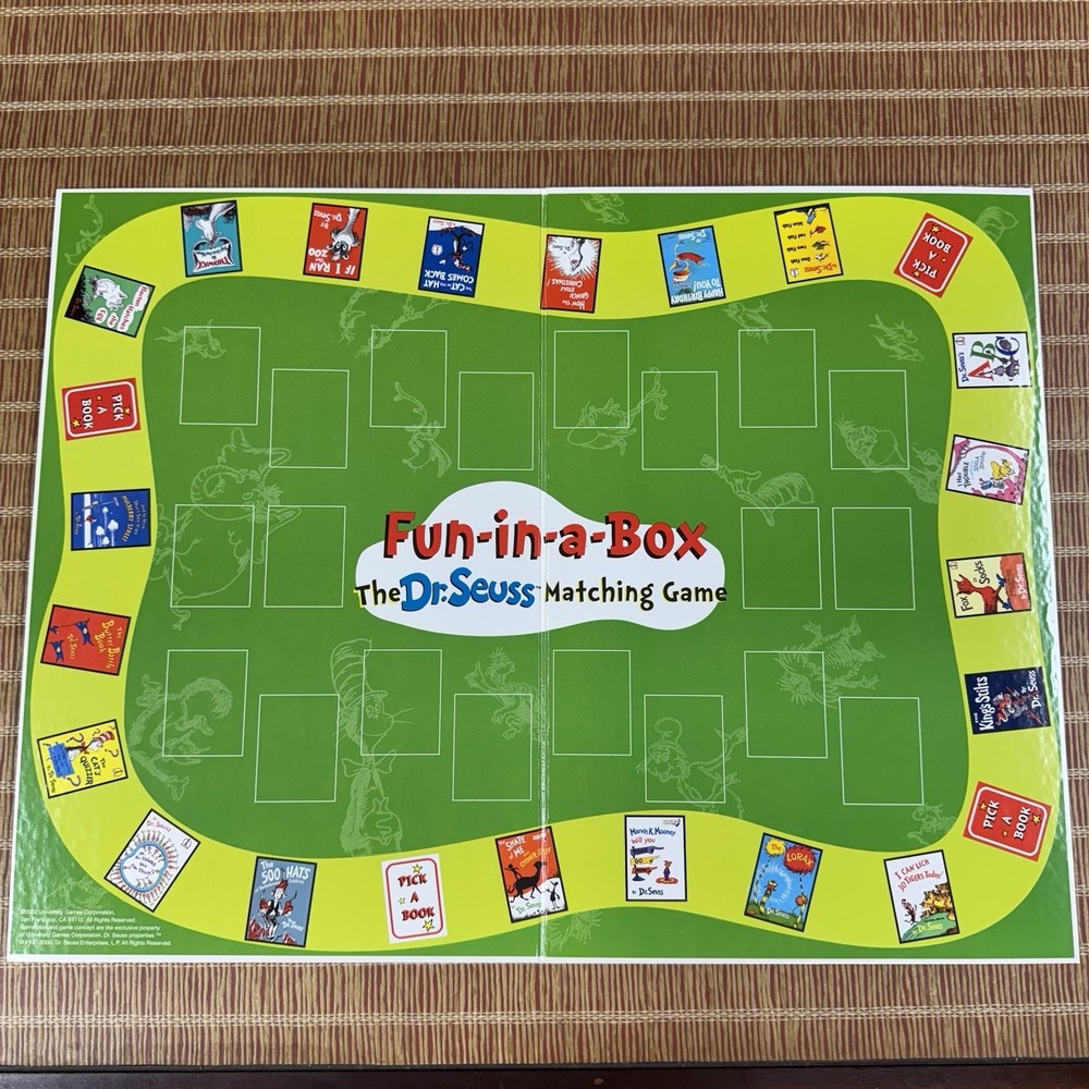 Fun-in-a-Box The Dr. Seuss Matching Game 2002 *COMPLETE* - Picture 3 of 5
